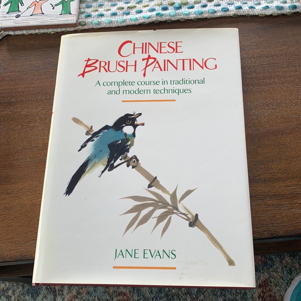Chinese brush painting book by Jane Evan’s